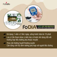 Viên Uống Dây Thìa Canh Fodia Fobe Giúp Ổn Định Đường Huyết- Hộp 30 viên
