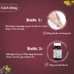 Kem Thoa Giảm Sưng Đau, Tê Phù, Chuột Rút Do Suy Giãn Tĩnh Mạch Vascovein Dân Khang - Tuýp 50g