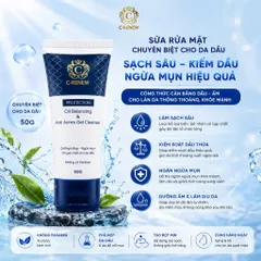 Sữa Rửa Mặt Ngừa Mụn Chuyên Biệt Cho Da Dầu C-Renew Oil Balancing Chính Hãng dạng Gel