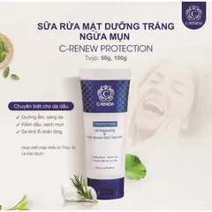 Sữa Rửa Mặt Ngừa Mụn Chuyên Biệt Cho Da Dầu C-Renew Oil Balancing Chính Hãng dạng Gel