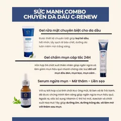 Sữa Rửa Mặt Ngừa Mụn Chuyên Biệt Cho Da Dầu C-Renew Oil Balancing Chính Hãng dạng Gel