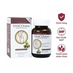 Viên Uống Hỗ Trợ Cải Thiện Bệnh Suy Giãn Tĩnh Mạch Vascovein Hộp 30 viên