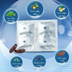 viêm ngậm thanh họng HOTEXCOL (hộp 10 vĩ/ 4 viên)