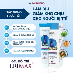 Viên Uống Hỗ Trợ Co Thắt Búi Trĩ Giảm Sưng Đau Do Trĩ Trimax Dan Khang - Hộp 30 viên
