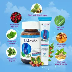 Viên Uống Hỗ Trợ Co Thắt Búi Trĩ Giảm Sưng Đau Do Trĩ Trimax Dan Khang - Hộp 30 viên