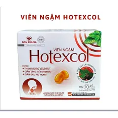 viêm ngậm thanh họng HOTEXCOL (hộp 10 vĩ/ 4 viên)