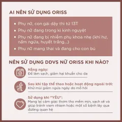 Dung Dịch Vệ Sinh Phụ Nữ Oriss Chiết Xuất Lá Trầu Không và Không Gây Kích Ứng - Chai 150ml
