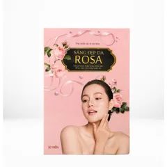 Viên Uống Sáng Da Rosa Chiết Xuất Nhau Thai Cừu Úc Bổ Sung Collagen Giúp Da Mịn Màng Hộp 30 viên