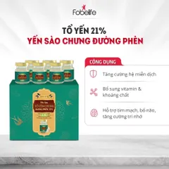 Hộp Yến Sào Fobelife 21% Yến Giúp Bồi Bổ Cơ Thể - Lọ 70ml