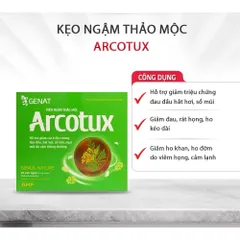 Viên Kẹo Ngậm Arcotux Fobe Hỗ Trợ Giảm Đau Họng, Hắt Hơi, Sổ Mũi Do Cảm Thông Thường N2