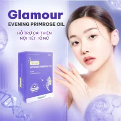 Dầu hoa Anh Thảo GLAMOUR Evening Primrose Oil Traphaco CNC - Hộp 30 viên