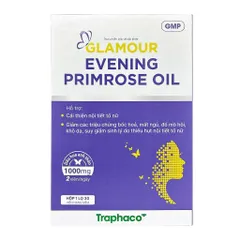 Dầu hoa Anh Thảo GLAMOUR Evening Primrose Oil Traphaco CNC - Hộp 30 viên