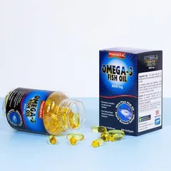 Viên Uống Omega 3 Fobe Hỗ Trợ Tăng Cường Sức Khỏe Tim Mạch, Phát Triển Trí Não NN - Hộp 100v 810219
