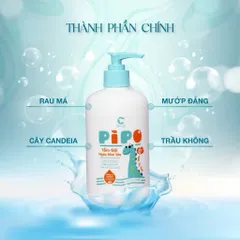 Sữa tắm ngừa rôm sảy cho bé Pipo 250g/ 450g