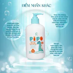 Sữa tắm ngừa rôm sảy cho bé Pipo 250g/ 450g