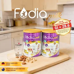 Sữa Bột Cho Người Tiểu Đường FodiaMilk Fobe Giúp Ổn Định Đường Huyết, Hương Vani N1 810228
