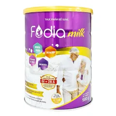 Sữa Bột Cho Người Tiểu Đường FodiaMilk Fobe Giúp Ổn Định Đường Huyết, Hương Vani N1 810228