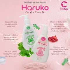 [CHE TÊN] Dung Dịch Vệ Sinh Phụ Nữ Haruko Làm Sạch, Mang Lại Hương Thơm Quyến Rũ