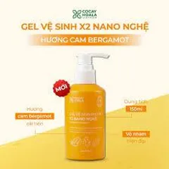 Gel vệ sinh phụ nữ X2 nano nghệ Cỏ Cây Hoa Lá 150ml - 3 mùi hương