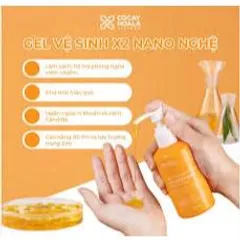 Gel vệ sinh phụ nữ X2 nano nghệ Cỏ Cây Hoa Lá 150ml - 3 mùi hương