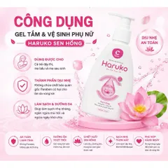 [CHE TÊN] Dung Dịch Vệ Sinh Phụ Nữ Haruko Làm Sạch, Mang Lại Hương Thơm Quyến Rũ