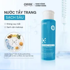 Nước tẩy trang Oribe làm sạch sâu dịu nhẹ không cay mắt cho mọi làn da