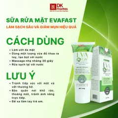 [Ngừa Mụn, Sạch Da] Sữa Rửa Mặt Evafast Tràm Trà Làm Sạch Sâu, Ngừa Mụn Trên Da, Lành Tính