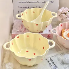 set bát tô kèm muôi múc canh hình trái tim – siêu xinh, siêu tiện dụng