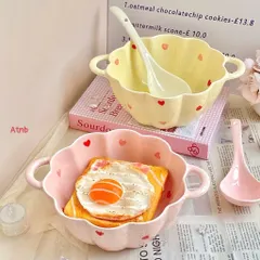 set bát tô kèm muôi múc canh hình trái tim – siêu xinh, siêu tiện dụng