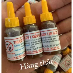 set 3 lọ dung dịch diệt kiến, gián dạng nhỏ giọt – tiện lợi, dễ sử dụng