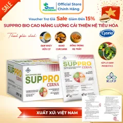 Suppro Cerna Cysina Pharma Hộp 12 Gói Thêm Đông Trùng Hạ Thảo Cho Người Tiểu Đường