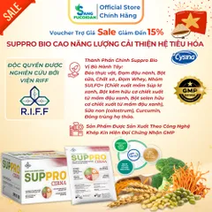 Suppro Cerna Cysina Pharma Hộp 12 Gói Thêm Đông Trùng Hạ Thảo Cho Người Tiểu Đường