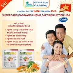 Suppro Cerna Cysina Pharma Hộp 12 Gói Thêm Đông Trùng Hạ Thảo Cho Người Tiểu Đường