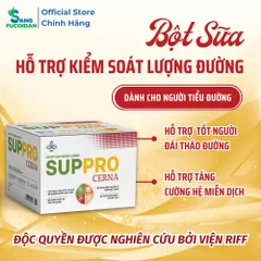 Suppro Cerna Cysina Pharma Hộp 12 Gói Thêm Đông Trùng Hạ Thảo Cho Người Tiểu Đường