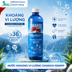 KHOÁNG VI LƯỢNG 1000 PPM CMAROX– BỔ SUNG HƠN 36 KHOÁNG CHẤT THIẾT YẾU