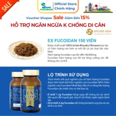 Ex Fucoidan Hộp 150 Viên Cải Thiện Nâng Cao Sức Đề Kháng - Nhập Khẩu Chính Hãng Nhật Bản
