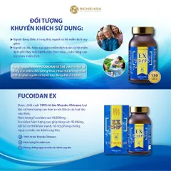 Ex Fucoidan Hộp 150 Viên Cải Thiện Nâng Cao Sức Đề Kháng - Nhập Khẩu Chính Hãng Nhật Bản