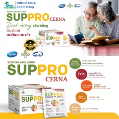 Suppro Cerna Cysina Pharma Hộp 12 Gói Thêm Đông Trùng Hạ Thảo Cho Người Tiểu Đường