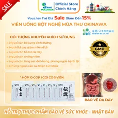 [Xuất Kèm VAT][NSF1111 Giảm 111K] Viên Uống Bột Nghệ Mùa Thu - Chính Hãng Nhật Bản