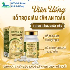Herasuki Hộp 45 Viên Uống Giảm Béo Thông Minh - Nhập Khẩu Chính Hãng Nhật Bản SORAICINE