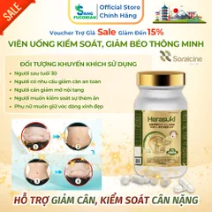 Herasuki Hộp 45 Viên Uống Giảm Béo Thông Minh - Nhập Khẩu Chính Hãng Nhật Bản SORAICINE