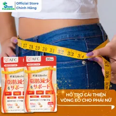 Giảm Vòng Eo Giảm Mỡ Afc Ellagic Acid Hộp 60 Viên Uống Nhập Khẩu Chính Ngạch Nhật Bản