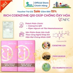 Viên Uống Rich Coenzyme Q10 - Hộp 120v - Giúp Chống Ôxy Hóa - Chính Hãng Nhật Bản