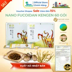 Nano Fucoidan Kengen Hộp 60 Gói Cải Thiện Nâng Cao Sức Khỏe Đề Kháng - Nhập Khẩu Chính Hãng Nhật Bản