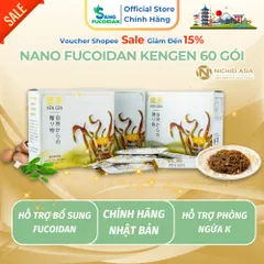 Nano Fucoidan Kengen Hộp 60 Gói Cải Thiện Nâng Cao Sức Khỏe Đề Kháng - Nhập Khẩu Chính Hãng Nhật Bản