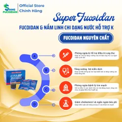 Super Fucoidan Thêm Nấm Linh Chi Hộp 30 Gói Tăng Cường Sức Khỏe & Đề Kháng - Nhập Khẩu Chính Hãng Nhật Bản