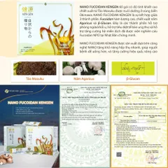 Nano Fucoidan Kengen Hộp 60 Gói Cải Thiện Nâng Cao Sức Khỏe Đề Kháng - Nhập Khẩu Chính Hãng Nhật Bản