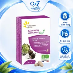 [CHÍNH NGẠCH] Viên Uống Giải Độc Gan Fleurance Nature Radis Noir Artichaut Bio Hộp 30 Viên – Hỗ Trợ Thải Độc Gan, Bổ Gan