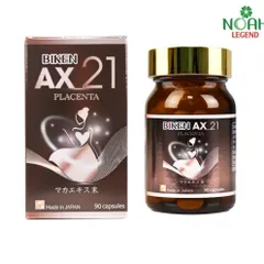BIKEN AX 21 NOAH LEGEND NHẬT BẢN – VIÊN UỐNG BỔ SUNG NỘI TIẾT TỐ NỮ | HỘP 90 VIÊN