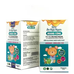 Siro Ăn Ngủ Ngon Hoàng Công - Hỗ trợ ăn ngủ ngon, giảm mệt mỏi do kém ăn, thiếu ngủ